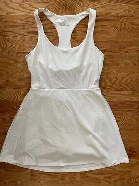 Gap fit White Racerback Tennis Dress